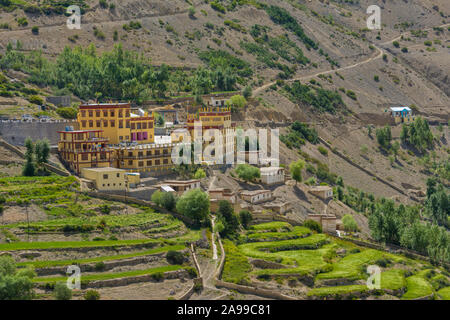 New Monastery, Dhankar, Himachal Pradesh, India Stock Photo