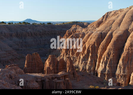 Panoramic view Cathedral Gorge National Park, State Park Nevada, USA Stock Photo