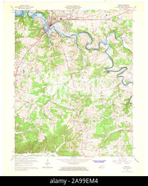 Cadiz, Kentucky, map 1967, 1:24000, United States of America by ...