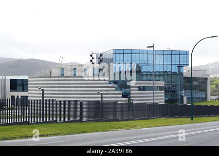 Headquarters of the Inditex fashion textile group in Arteixo, La Coruña on April 9, 2019 Stock Photo