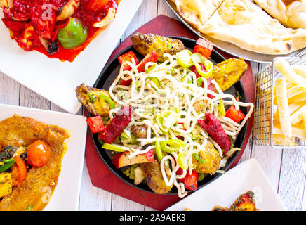 Bangladeshi food menu  street food Stock Photo