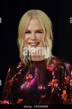 Nashville, TN, USA. 13th Nov, 2019. Nicole Kidman at arrivals for The 53rd Annual CMA Awards - Arrivals, Bridgestone Arena, Nashville, TN November 13, 2019. Credit: Derek Storm/Everett Collection/Alamy Live News Stock Photo