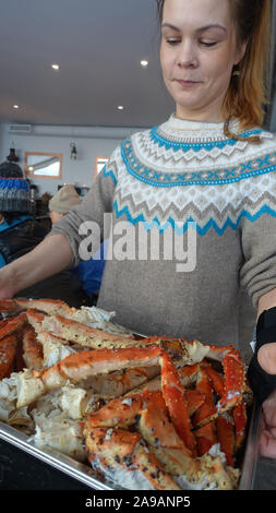 King Crab expedition Finnmark Norway Stock Photo