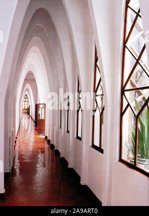 The Teresian College by Gaudí (Barcelona, 1888-1889), 2002. Stock Photo