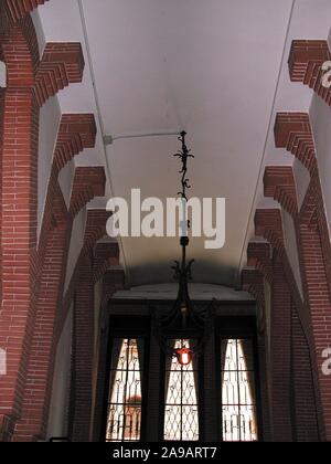 The Teresian College by Gaudí (Barcelona, 1888-1889), 2002. Stock Photo