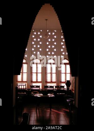 The Teresian College by Gaudí (Barcelona, 1888-1889), 2002. Stock Photo