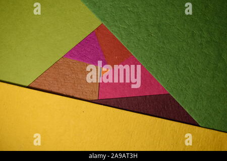Multicolored sheets of paper. Stock Photo