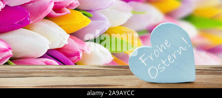 German Happy Easter Stock Photo