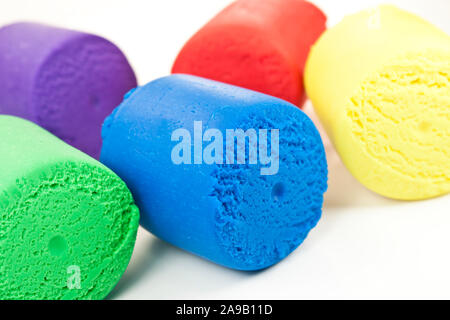 Modeling clay close up Stock Photo