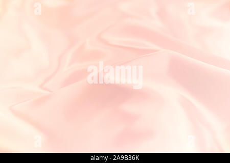 Soft focus of pastel color silk fabricl background texture. Stock Photo