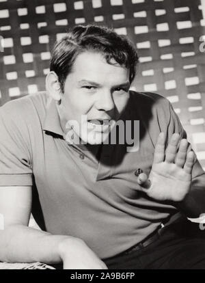 Matthias Grimm, deutscher Schauspieler, Hörspiel- und Synchronsprecher, Deutschland Mitte 1960er Jahre. German actor, audio play speaker and dubbing actor Matthias Grimm, Germany mid 1960s. Stock Photo