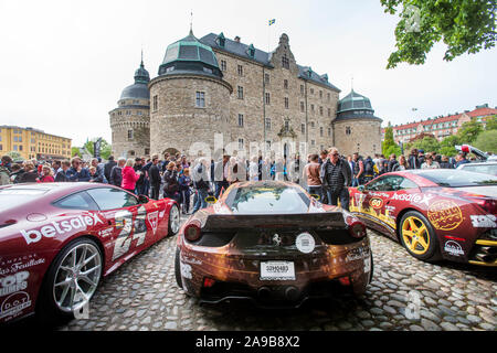 Ferrari Race Car Pictured During Gumball Editorial Stock Photo