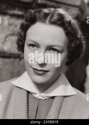 Ilse Werner, deutsche Schauspielerin und Kunstpfeiferin, Deutschland 1950er Jahre. German actress and piper Ilse Werner, Germany 1950s. Stock Photo