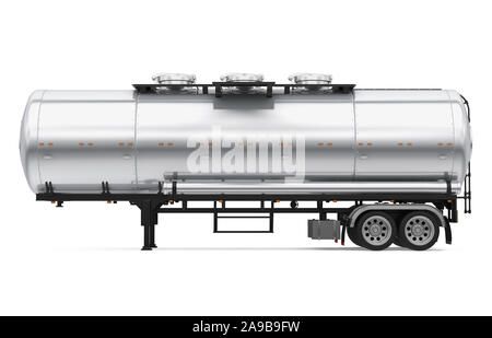 Tank Trailer Isolated Stock Photo