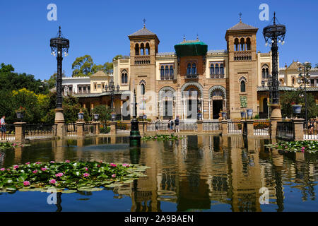 Museum of Arts and Traditions,Maria Luisa Park,Seville Spain Stock Photo