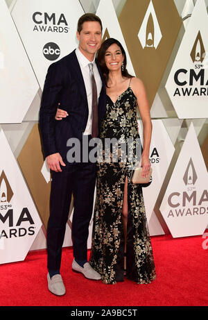 13 November 2019 - Nashville, Tennessee - Walker Hayes, Laney Beville Hayes. 53rd Annual CMA Awards, Country Music's Biggest Night, held at Music City Center. Photo Credit: Laura Farr/AdMedia /MediaPunch Stock Photo