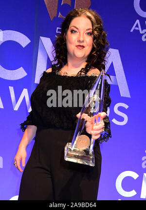 13 November 2019 - Nashville, Tennessee - Ashley McBryde. 53rd Annual CMA Awards, Country Music's Biggest Night, held at Bridgestone Arena. Photo Credit: AdMedia /MediaPunch Stock Photo