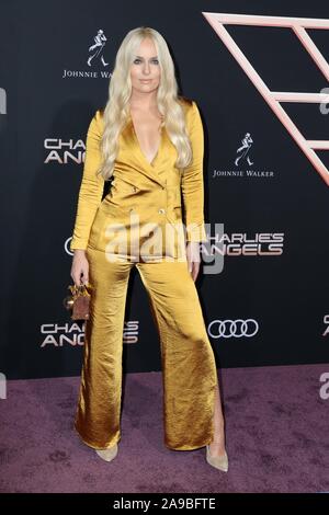 Lindsey Vonn at arrivals for CHARLIE'S ANGELS Premiere 2019, Regency Village Theatre - Westwood, Los Angeles, CA November 11, 2019. Photo By: Priscilla Grant/Everett Collection Stock Photo