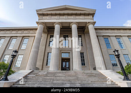 Louisville Metro Hall is in the center of downtown Louisville and is home to the Mayor's Office and the Jefferson County Clerk's Office. Stock Photo