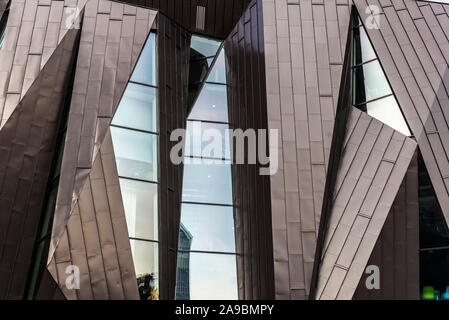 Malmö, Sweden - August 28, 2019: Facade of the modern World Maritime University in Malmö, Sweden Stock Photo