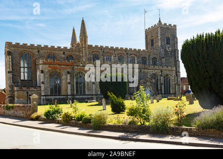 St Peter and St Paul's Church, Clare in Suffolk, UK, was built 13-15 century Stock Photo