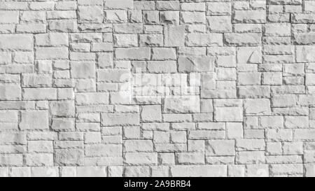 Facing tile stone wall texture background. modern facing material. Stock Photo