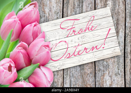 German Happy Easter Stock Photo