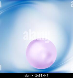 Abstract vector pearl background Blue wave background eps10 Stock Vector