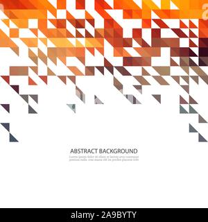 Abstract geometric background with place for your text. Stock Vector
