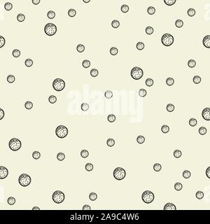 Seamless Pattern With Colorful Balls. Scandinavian Style. Vector Illustration Stock Vector