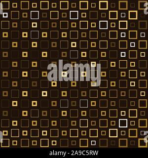 Abstract background with colorful squares and wavy thickness gradient Stock Vector
