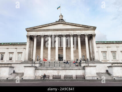 London / UK - November 13th 2019 - The Main Building of University College London. UCL is a public research university in the UK Stock Photo