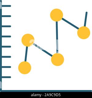 statistics data infographic isolated icon Stock Vector