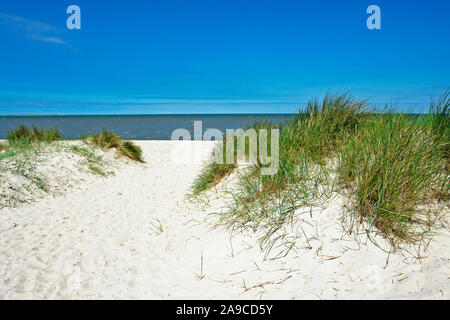 Strand von Schillig, Wangerland, Friesland, Stock Photo