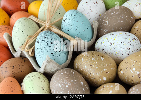Various Easter Eggs Stock Photo