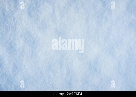 background of fresh snow texture in blue tone Stock Photo
