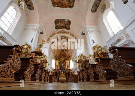 Guardian angel church, Eichstatt, Altmuehl valley, Upper Bavaria, Bavaria, Germany Stock Photo
