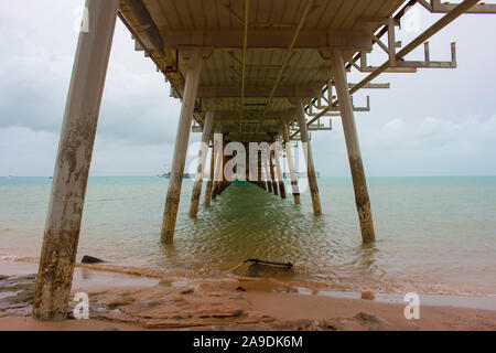 The Port of Broome,Western Australia, the largest deep-water access port servicing  Kimberley region ,open to shipping on a 24 hours basis seven days . Stock Photo