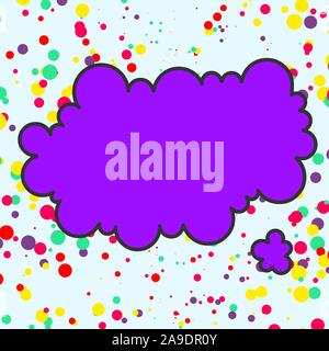 Asymmetrical uneven shaped format pattern object outline multicolour design Design business concept Empty copy space modern abstract background Stock Vector