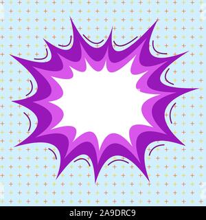 Asymmetrical uneven shaped format pattern object outline multicolour design Design business concept. Business ad for website and promotion banners. em Stock Vector