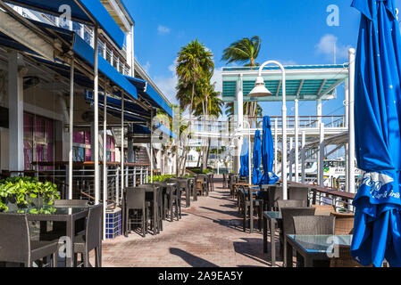 Restaurant in Bayside Marketplace, shopping centre, Miamarina At Bayside, Biscayne boulevard, centre of the city, Miami, Miami-Dade county, Florida, t Stock Photo