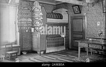 Interior from farmhouse, Replot, Korsholm ca. 1930 Stock Photo - Alamy
