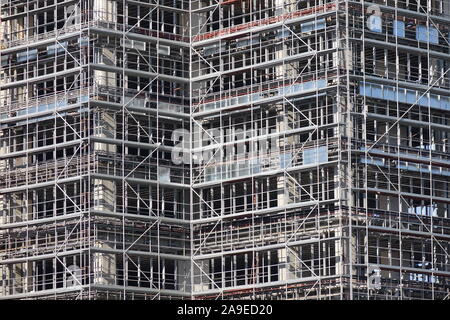 Close-up view of flat construction. Full frame Stock Photo