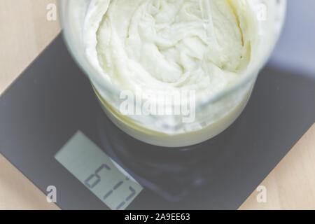 Skincare and cream production with valuable ingredients, Stock Photo