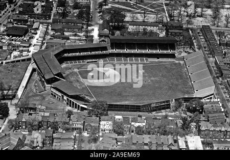 Aerial Photograph of Griffith Stadium in Washington, DC 1925 Stock ...