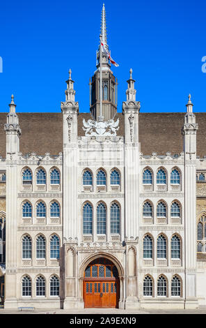 Guildhall London Building medieval gothic façade, town hall and ...