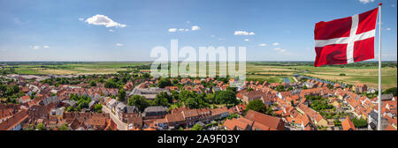 View over Ribe Stock Photo