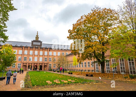 Grassi Museum, building complex in Leipzig, Germany, home to three museums: the Ethnography Museum, Musical Instruments Museum, and Applied Arts Museu Stock Photo