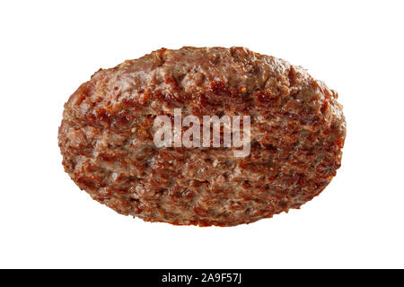Hamburger meat isolated on white background Stock Photo