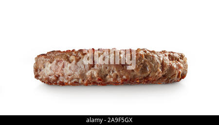 Hamburger meat isolated on white background Stock Photo